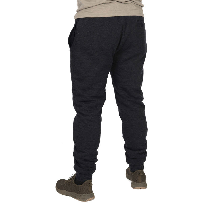 Fox Collection Black/Orange Sherpa Joggers